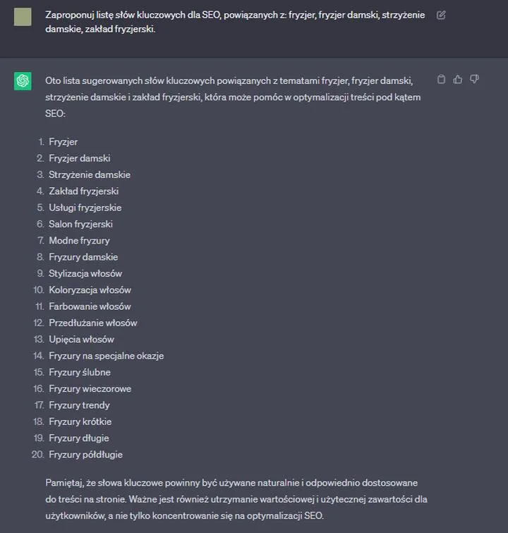 Długie frazy kluczowe SEO