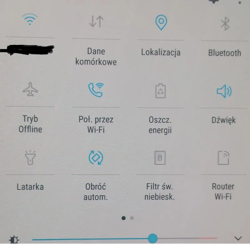 Hotspot mobilny na smartfonie Samsung