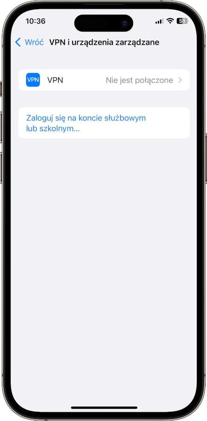 Problemy z połączeniem