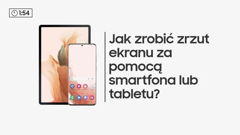 Zrzuty ekranu na telefonie